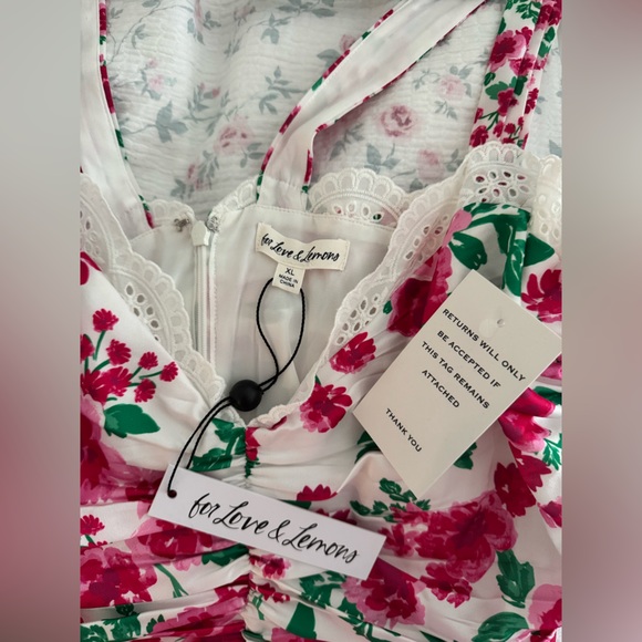 For Love and Lemons Petal Tank Dress - Carnation - Picture 5 of 14